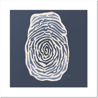 Fingerprint Posters and Art